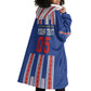 Custom Cape Verde Football Wearable Blanket Hoodie Monster Blue Shark Striped Style