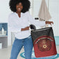 Egypt Football Laundry Basket Tribal Eagle With Ancient Egyptian Patterns