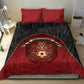 Egypt Football Bedding Set Tribal Eagle With Ancient Egyptian Patterns