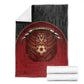 Egypt Football Blanket Tribal Eagle With Ancient Egyptian Patterns