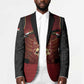Custom Egypt Football Blazer Tribal Eagle With Ancient Egyptian Patterns
