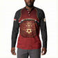 Custom Egypt Football Button Sweatshirt Tribal Eagle With Ancient Egyptian Patterns