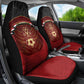 Egypt Football Car Seat Cover Tribal Eagle With Ancient Egyptian Patterns
