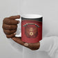 Custom Egypt Football Ceramic Mug Tribal Eagle With Ancient Egyptian Patterns