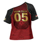 Custom Egypt Football Cross Shoulder Shirt Tribal Eagle With Ancient Egyptian Patterns