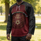 Custom Egypt Football Hockey Jersey Tribal Eagle With Ancient Egyptian Patterns