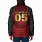 Custom Egypt Football Padded Jacket Tribal Eagle With Ancient Egyptian Patterns