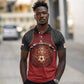 Custom Egypt Football Polo Shirt Tribal Eagle With Ancient Egyptian Patterns