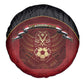 Egypt Football Spare Tire Cover Tribal Eagle With Ancient Egyptian Patterns