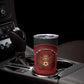 Custom Egypt Football Tumbler Cup Tribal Eagle With Ancient Egyptian Patterns