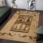 Black Cowboy Area Rug African American Black History Western Grunge - African Pride