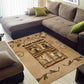 Black Cowboy Area Rug African American Black History Western Grunge - African Pride