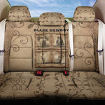 Black Cowboy Back Car Seat Cover African American Black History Western Grunge - African Pride