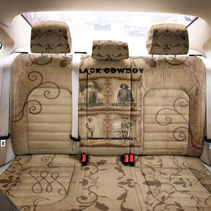 Black Cowboy Back Car Seat Cover African American Black History Western Grunge - African Pride