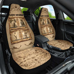 Black Cowboy Car Seat Cover African American Black History Western Grunge - African Pride