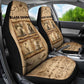 Black Cowboy Car Seat Cover African American Black History Western Grunge - African Pride