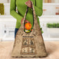 Black Cowboy Grocery Bag African American Black History Western Grunge - African Pride