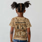 Black Cowboy Kid T shirt African American Black History Western Grunge - African Pride