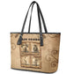 Black Cowboy Leather Tote Bag African American Black History Western Grunge - African Pride