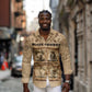 Black Cowboy Long Sleeve Button Shirt African American Black History Western Grunge - African Pride
