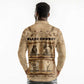 Black Cowboy Long Sleeve Polo Shirt African American Black History Western Grunge - African Pride