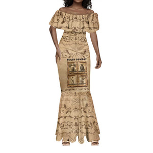 Black Cowboy Mermaid Dress African American Black History Western Grunge - African Pride