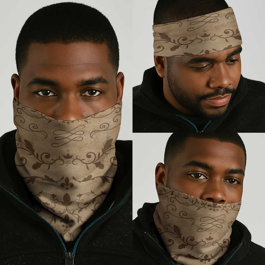 Black Cowboy Neck Gaiter African American Black History Western Grunge - African Pride