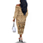 Black Cowboy Off The Shoulder Long Sleeve Dress African American Black History Western Grunge - African Pride