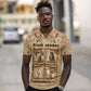 Black Cowboy Polo Shirt African American Black History Western Grunge - African Pride
