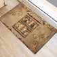 Black Cowboy Rubber Doormat African American Black History Western Grunge - African Pride