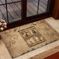 Black Cowboy Rubber Doormat African American Black History Western Grunge - African Pride