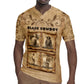 Black Cowboy Rugby Jersey African American Black History Western Grunge - African Pride
