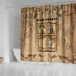 Black Cowboy Shower Curtain African American Black History Western Grunge - African Pride