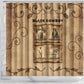 Black Cowboy Shower Curtain African American Black History Western Grunge - African Pride