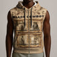 Black Cowboy Sleeveless Zip Hoodie African American Black History Western Grunge - African Pride