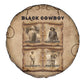 Black Cowboy Spare Tire Cover African American Black History Western Grunge - African Pride