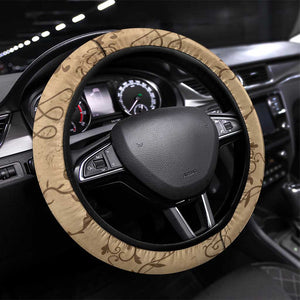 Black Cowboy Steering Wheel Cover African American Black History Western Grunge - African Pride