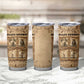 Black Cowboy Tumbler Cup African American Black History Western Grunge - African Pride