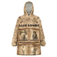 Black Cowboy Wearable Blanket Hoodie African American Black History Western Grunge - African Pride