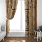 Black Cowboy Window Curtain African American Black History Western Grunge - African Pride