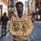 Black Cowboy Zip Hoodie African American Black History Western Grunge - African Pride