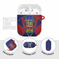 Custom Afro-Haitians Football AirPods Case Haitian Palm Tree Unique Style
