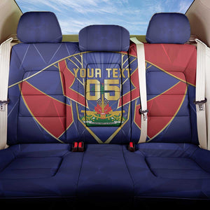 Custom Afro-Haitians Football Back Car Seat Cover Haitian Palm Tree Unique Style
