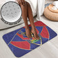 Custom Afro-Haitians Football Bathroom Set Haitian Palm Tree Unique Style