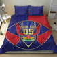 Custom Afro-Haitians Football Bedding Set Haitian Palm Tree Unique Style