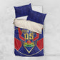 Custom Afro-Haitians Football Bedding Set Haitian Palm Tree Unique Style