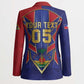 Custom Afro-Haitians Football Blazer Haitian Palm Tree Unique Style