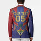 Custom Afro-Haitians Football Blazer Haitian Palm Tree Unique Style