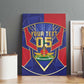 Custom Afro-Haitians Football Canvas Wall Art Haitian Palm Tree Unique Style