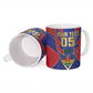 Custom Afro-Haitians Football Ceramic Mug Haitian Palm Tree Unique Style